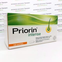 Priorin Intense Витамины для волос Приорин Интенс, 120 шт, ИСПАНИЯ